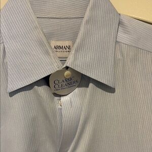 Armani Collezioni Men's Blue Shirt. Men’s large 16.5/42. Good condition